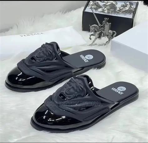 fake versace bath slippers|versace slippers for women.